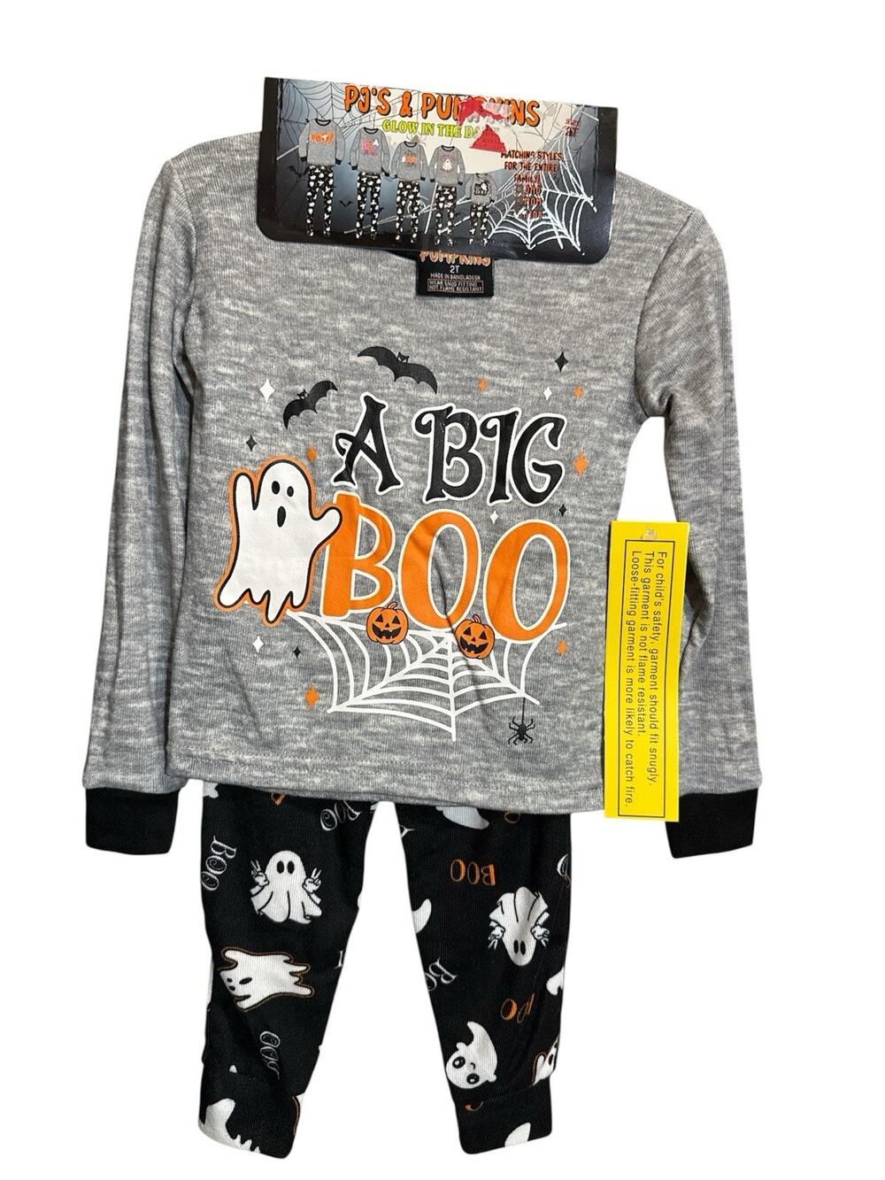 Kids Pajama Set Glow in the Dark NWT Supersoft